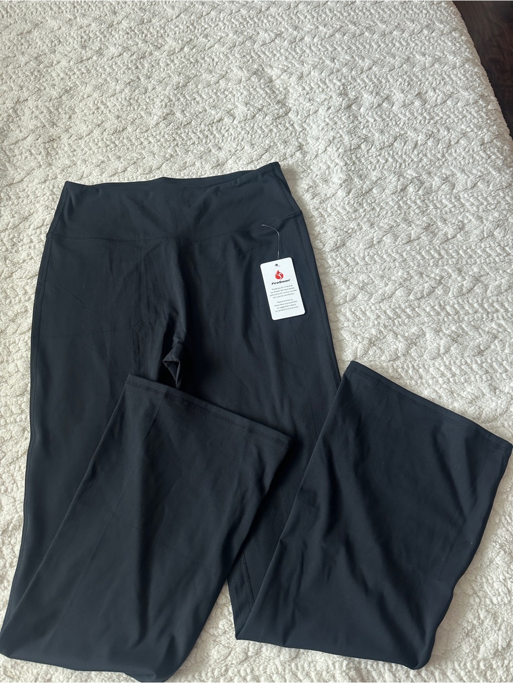 Fire Swan black flare leggings size L #flare #activewear